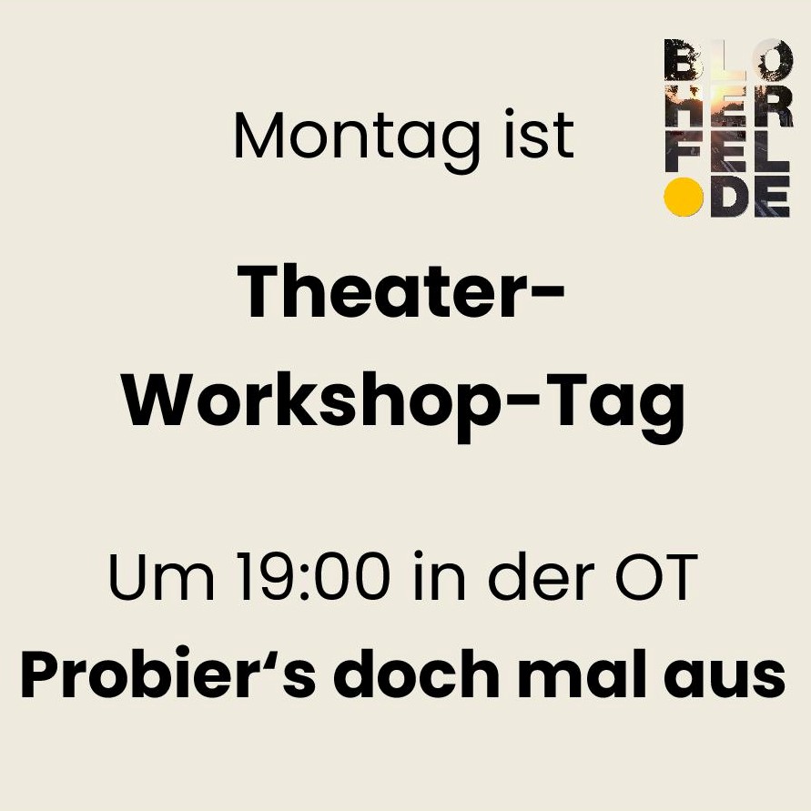 Theaterworkshop in Bloherfelde für alle