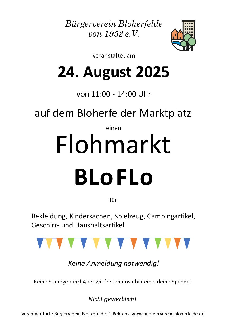 Nächster BloFlo am Sonntag 24.08.2025